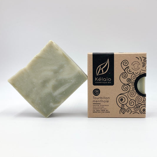 Savon surgras Tourbillon mentholé